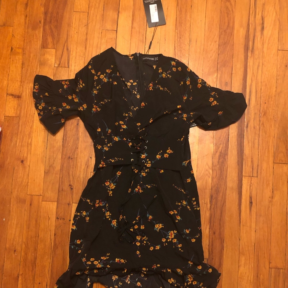 Floral corset dress